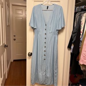 ***Closet Clearance***Zara Denim Summer Long Dress